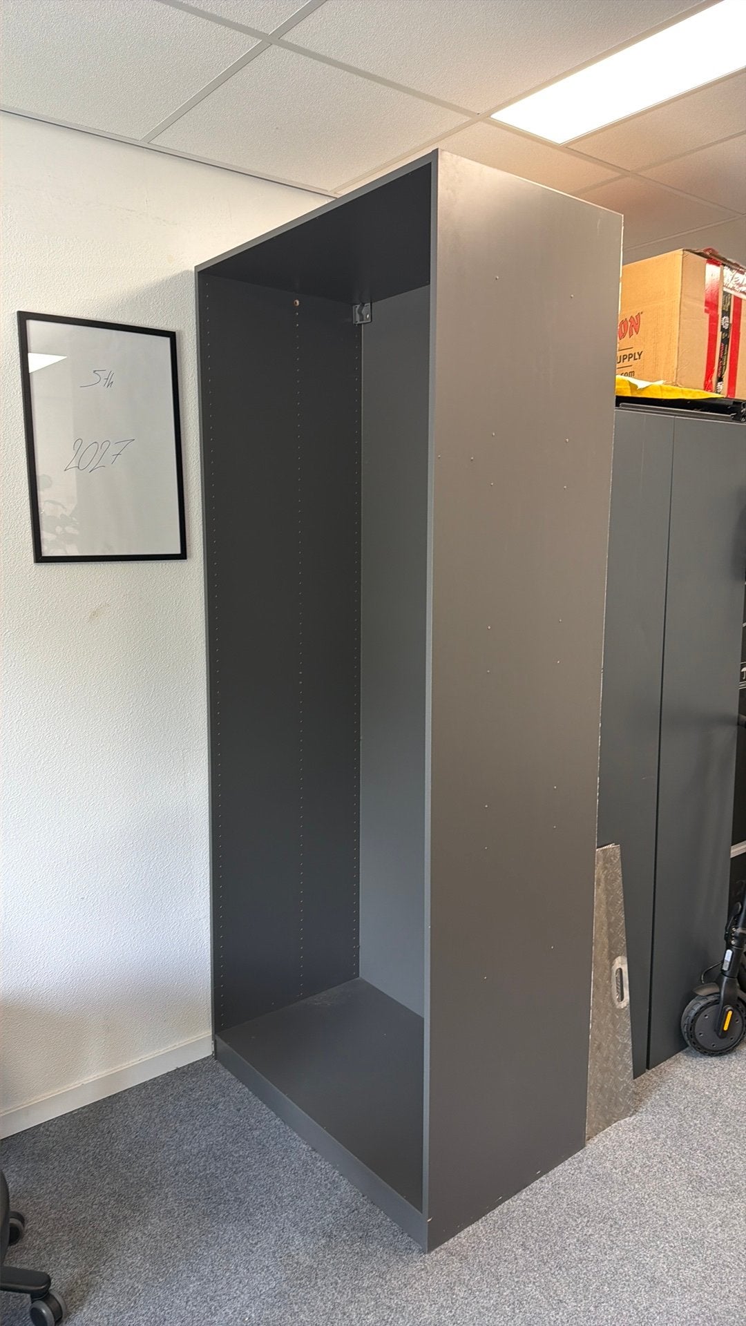 Gratis pax basis kast grijs 100x58x236, Ophalen, 200 cm of meer, 50 tot 100 cm, Zo goed als nieuw