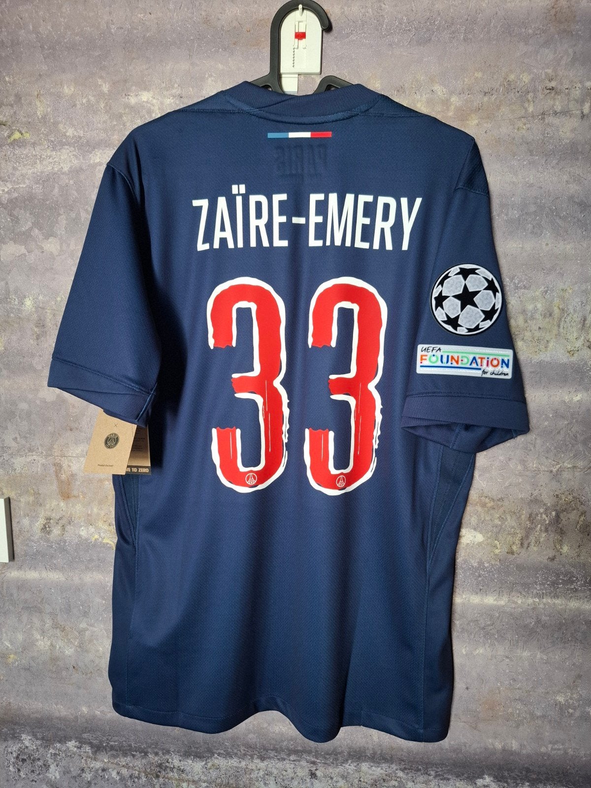 Paris saint germain 2024/2025 home shirt Warren Zaïre-Emery, Ophalen of Verzenden, Nieuw, Buitenlandse clubs, Shirt