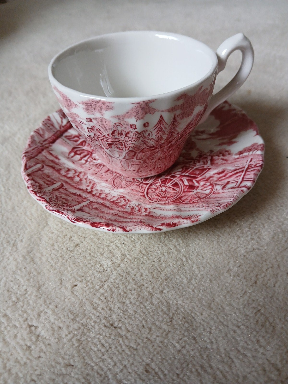 Kop en Schotel en 2 Compote Schaaltjes, Antiek en Kunst, Antiek | Servies los, Ophalen of Verzenden