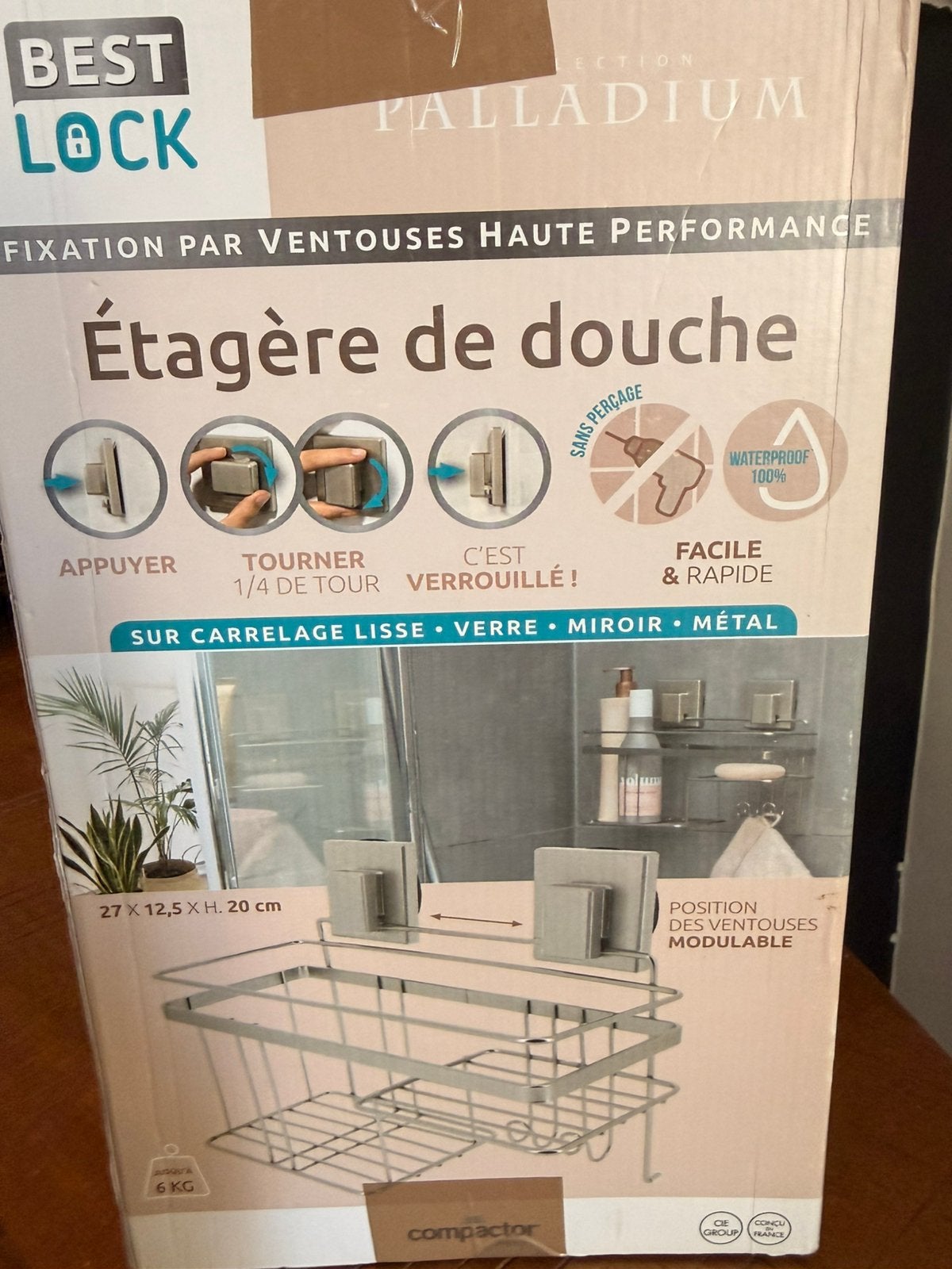 RVS douchemand met zuignappen – Nieuw, Ophalen of Verzenden, Nieuw
