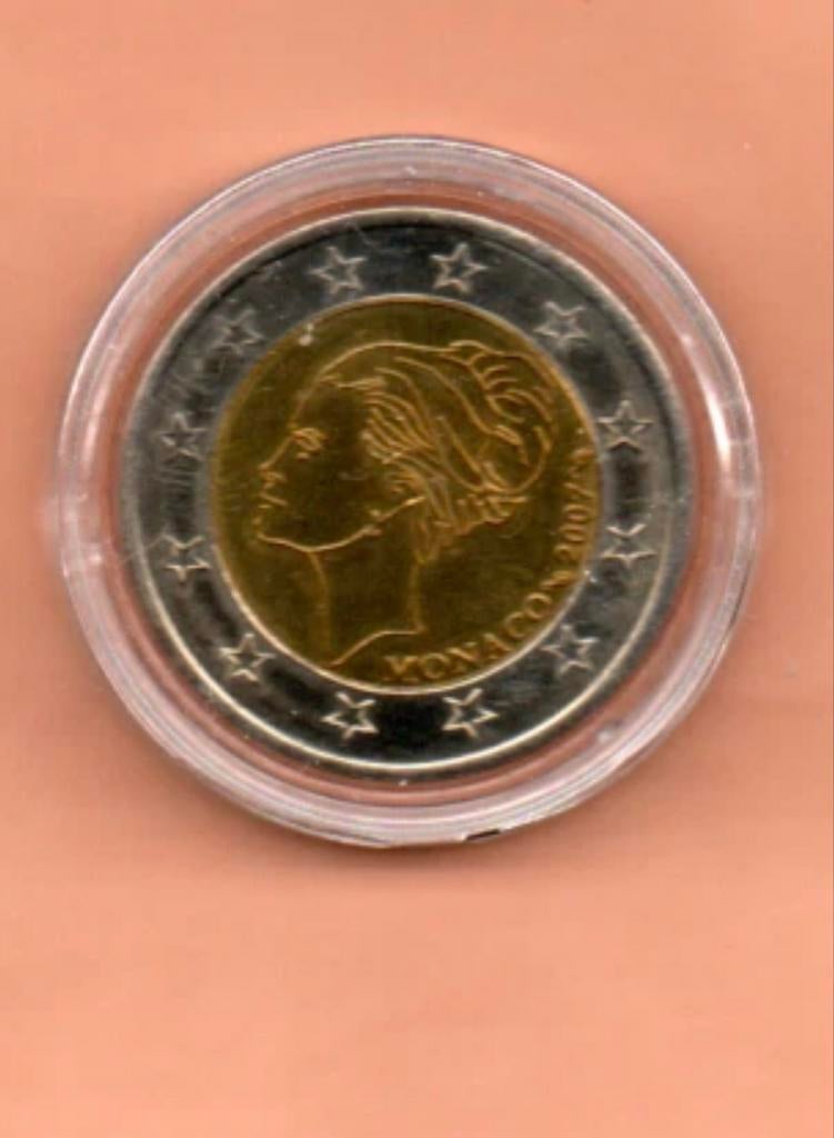 Monaco 2 Euro Grace Kelly 2007, Ophalen of Verzenden, Monaco, 2 euro, Losse munt