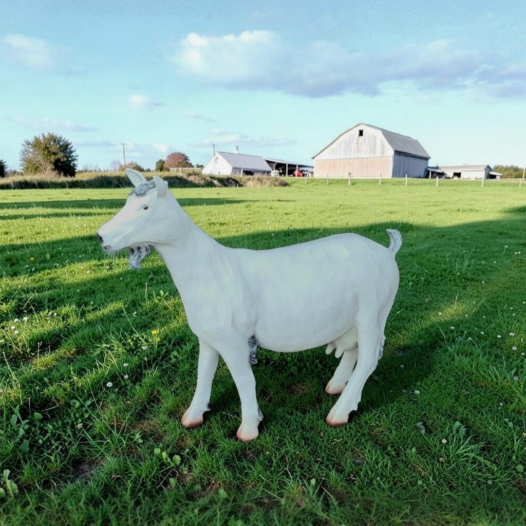 Koe Geit Schaap Ezel Lam Varken Levensgrote Tuinbeelden, Verzamelen, Beelden en Beeldjes, Ophalen, Nieuw, Dier