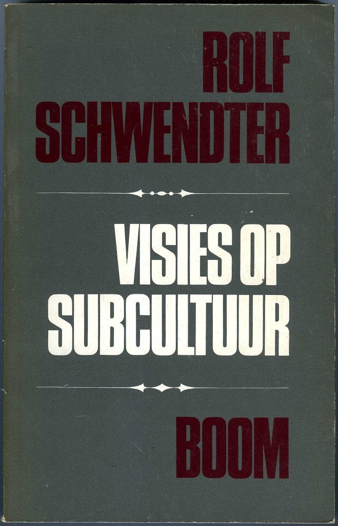 Visies op subcultuur, Rolf Schwendter, Sociale wetenschap, Ophalen of Verzenden, Zo goed als nieuw