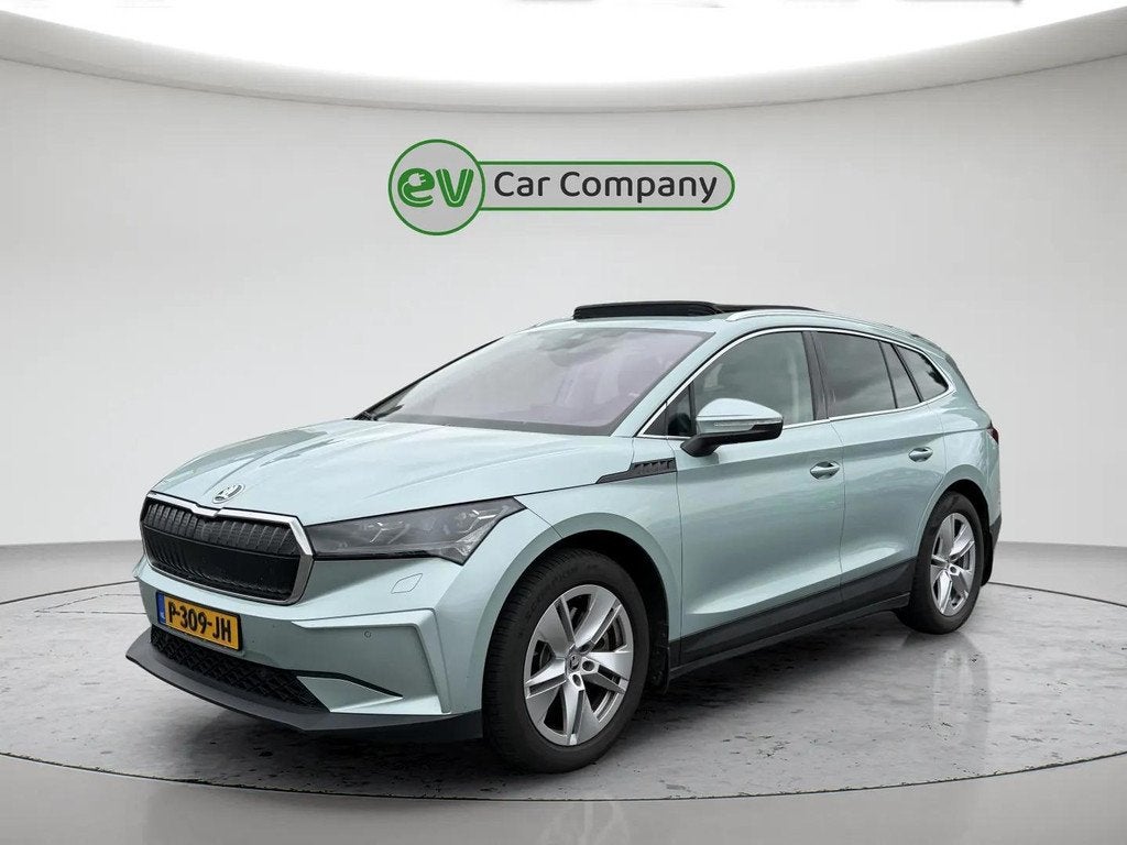 Skoda Enyaq iV 80 | SOH 89% | Panoramadak | Trekhaak | Memor, Auto's, Skoda, Automaat, Achterwielaandrijving, Gebruikt, Leder