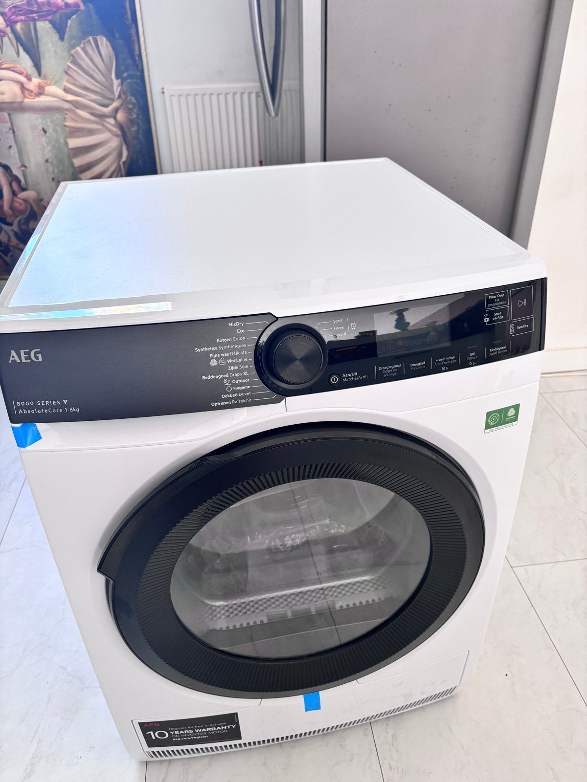 Foto 3 van Nieuwe AEG TR86CBC87 AbsoluteCare Warmtepompdroger 450 e !