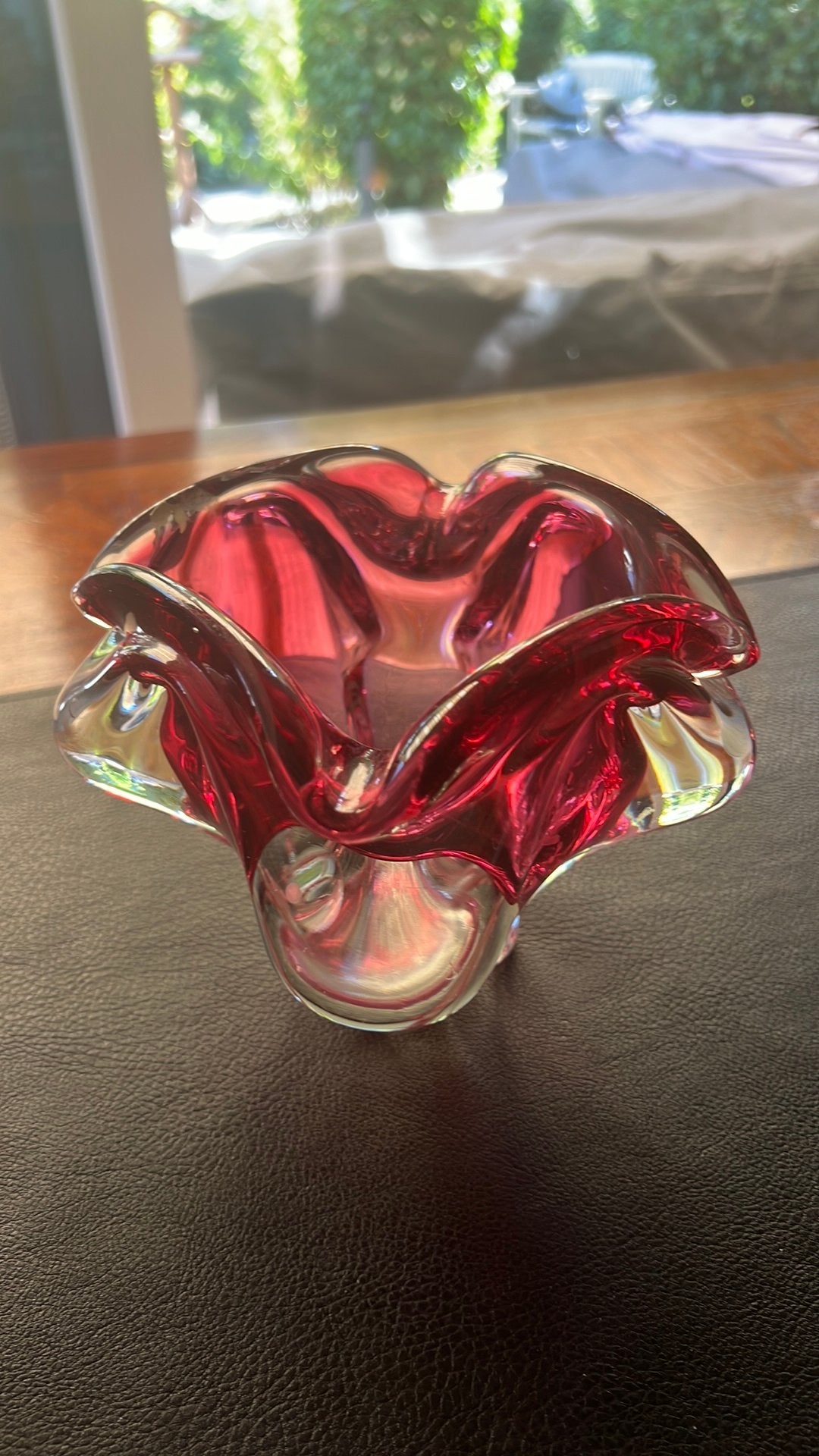Mooie asbak van Venetiaans glas, Antiek en Kunst, Antiek | Glas en Kristal, Ophalen