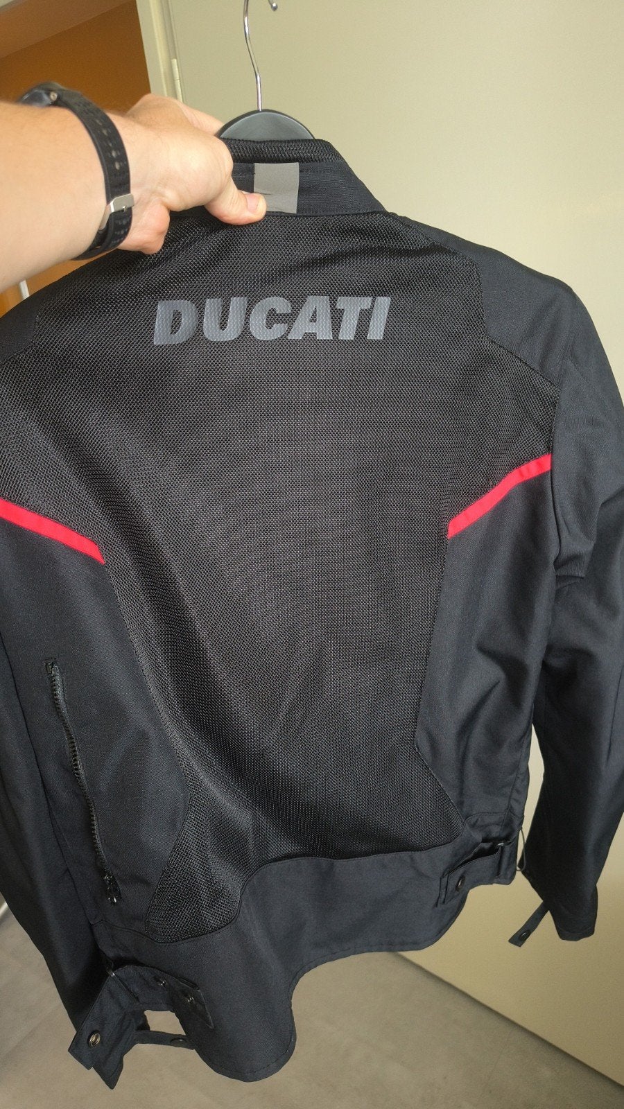 Ducati WindOut Textiel Motorjas Maat L, Motoren, Ophalen of Verzenden, Tweedehands, Jas | textiel