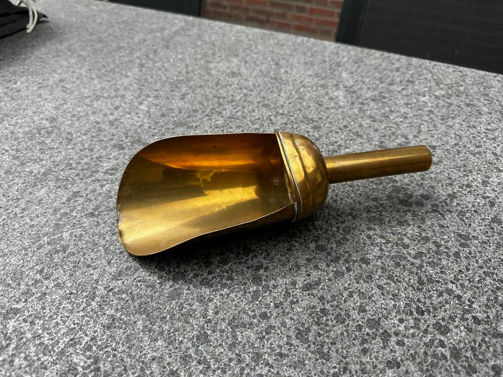 Antieke Koperen Suiker Schep, Ophalen of Verzenden, Koper