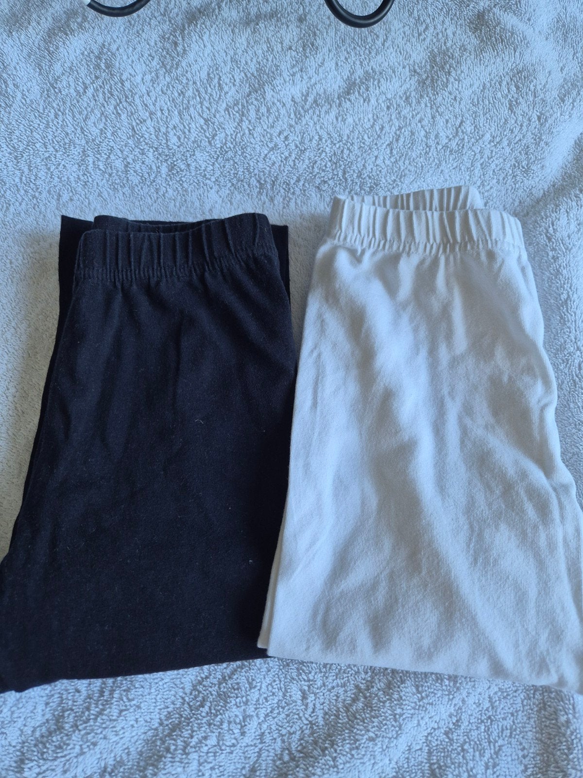 2x Legging Zeeman Zwart/Wit Maat 134/140, Broek, Zeeman, Meisje, Ophalen of Verzenden