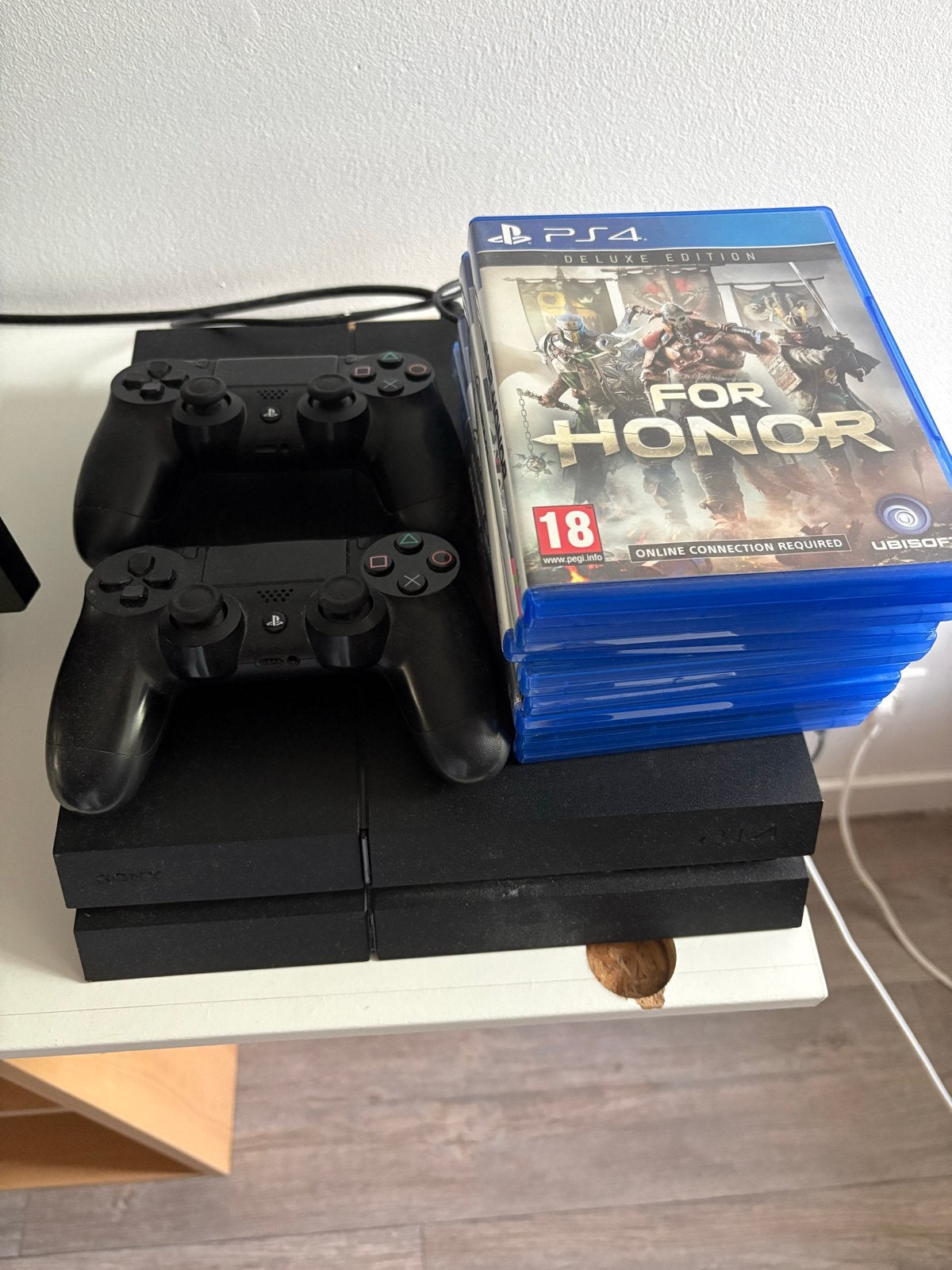 PlayStation 4 met 2 controllers en games, Met 2 controllers, Ophalen of Verzenden, Original, 500 GB