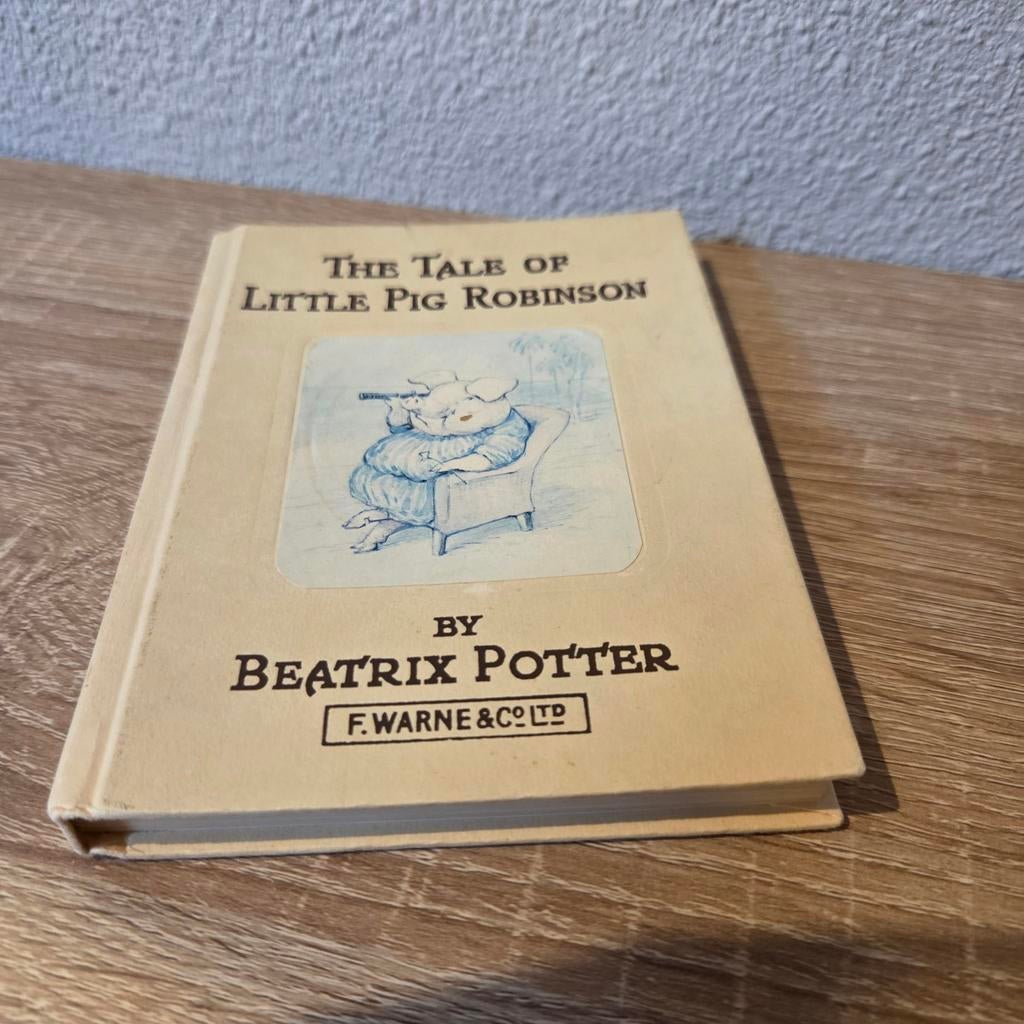 Antiek Beatrix Potter boekje The Tale of Little Pig Robinson, Ophalen of Verzenden, Beatrix Potter