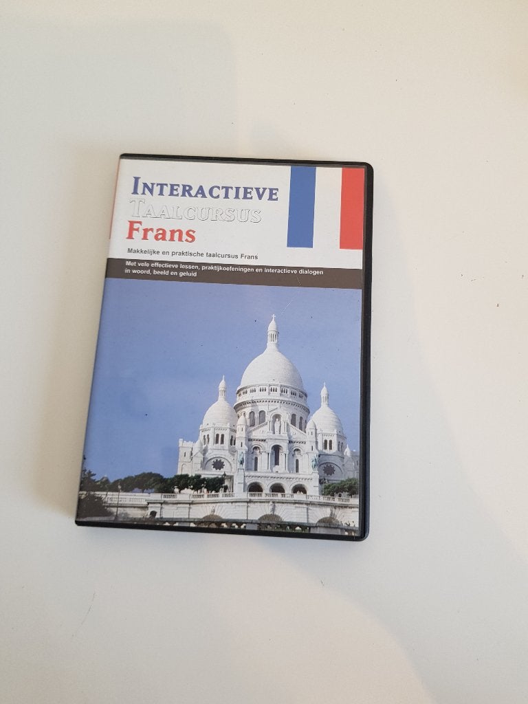 Interactieve Taalcursus Frans - Leer Frans op PC, Computers en Software, Verzenden, Gebruikt, Taalcursus, Windows