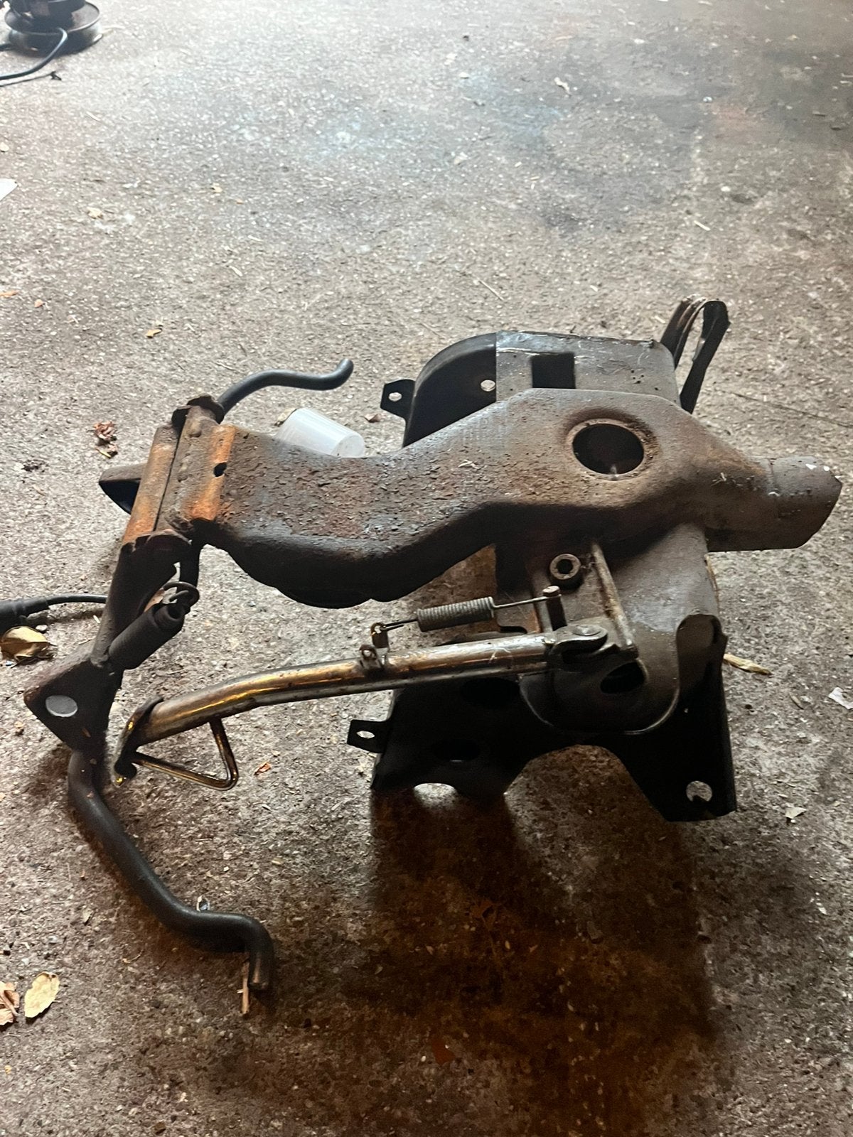 Piaggio skipper swingarm compleet, Ophalen