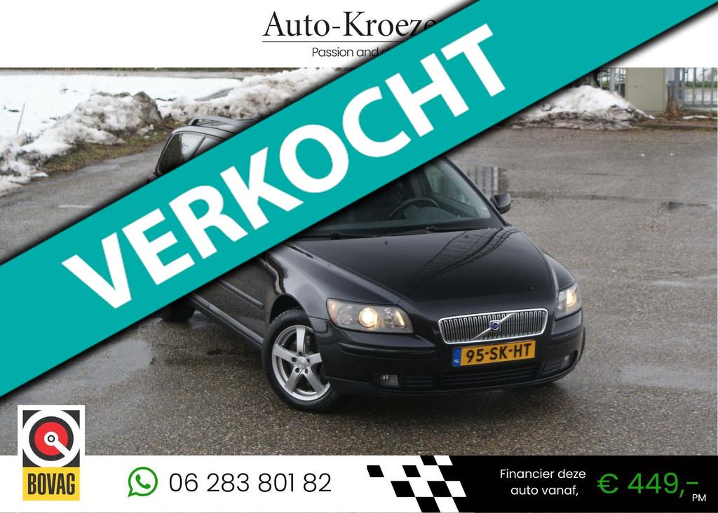 Volvo V50 2.4 Edition I | Org NL | Cruise control | Trekhaak, Gebruikt, Zwart, 700 kg, Zwart