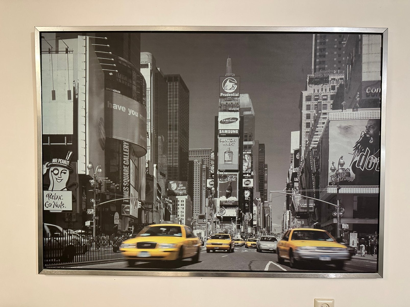 2 x Canvas Foto Poster Schilderij! New-York & Londen, Ophalen, 1980 tot heden, Foto, Buitenland