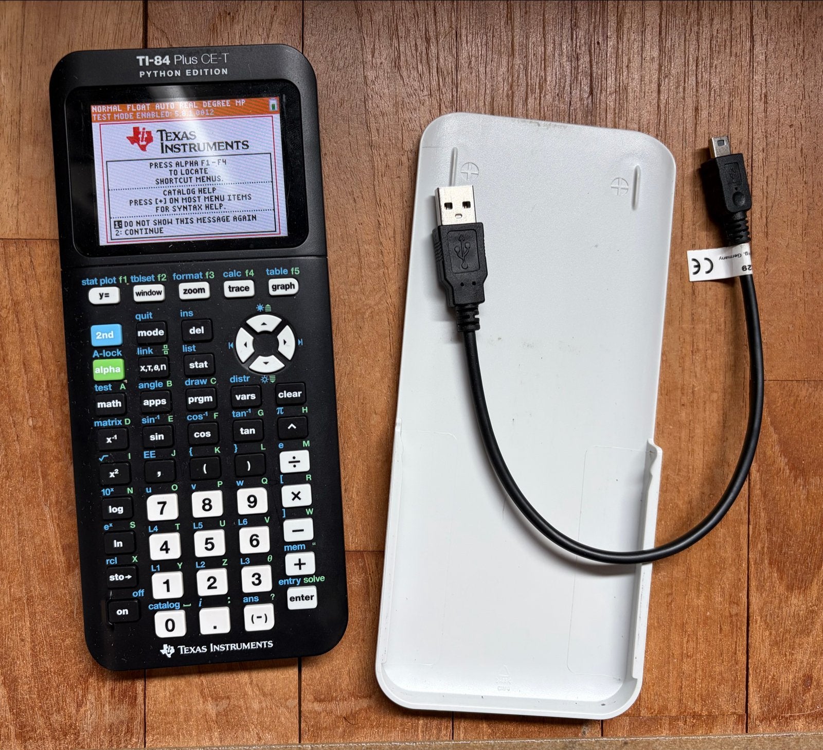 Grafische rekenmachine TI-84 Plus CE-T, Ophalen of Verzenden, Grafische rekenmachine, Gebruikt