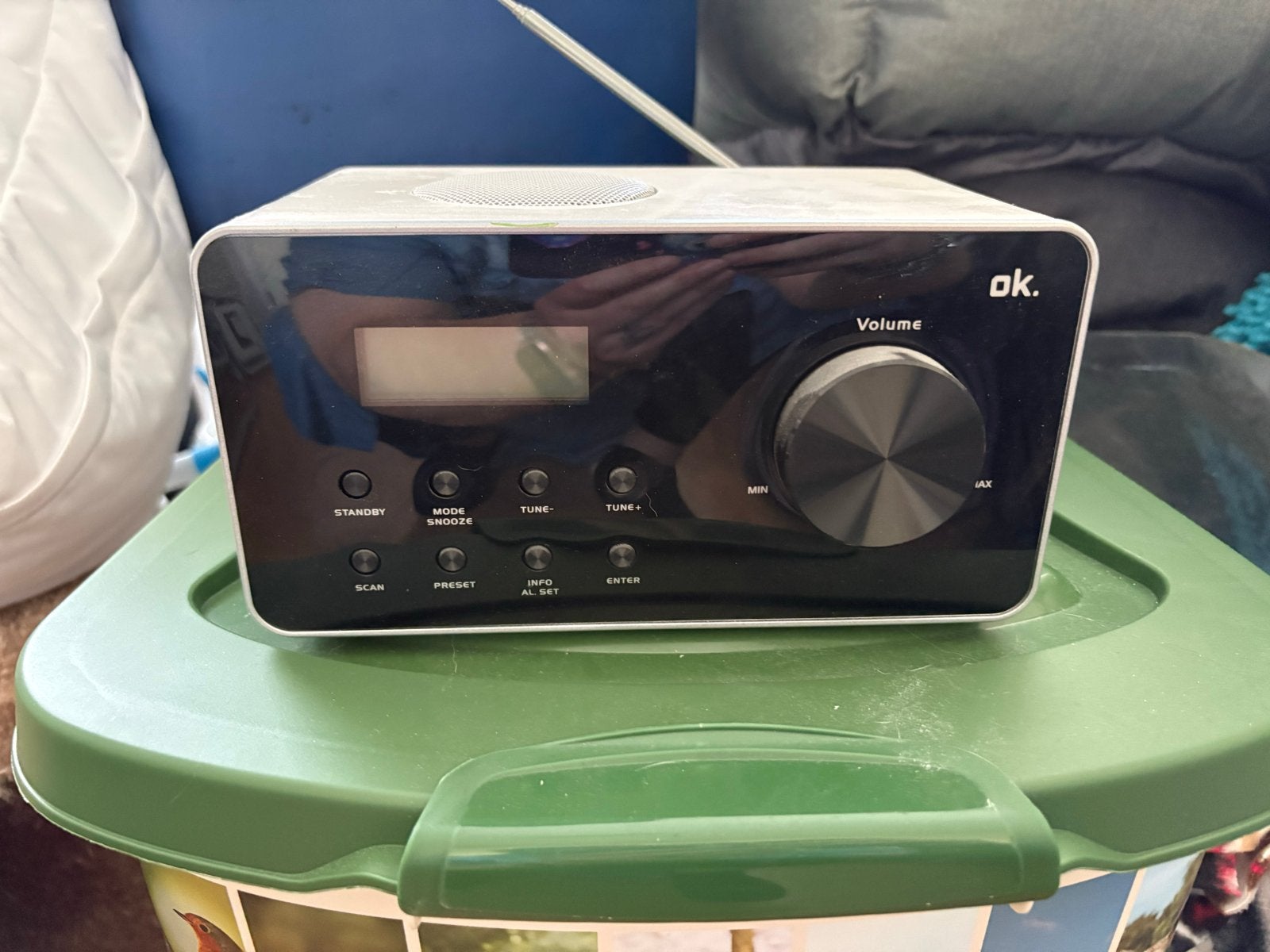 DAB Radio - Wit, Ophalen of Verzenden, Zo goed als nieuw, Radio, Met cd-speler