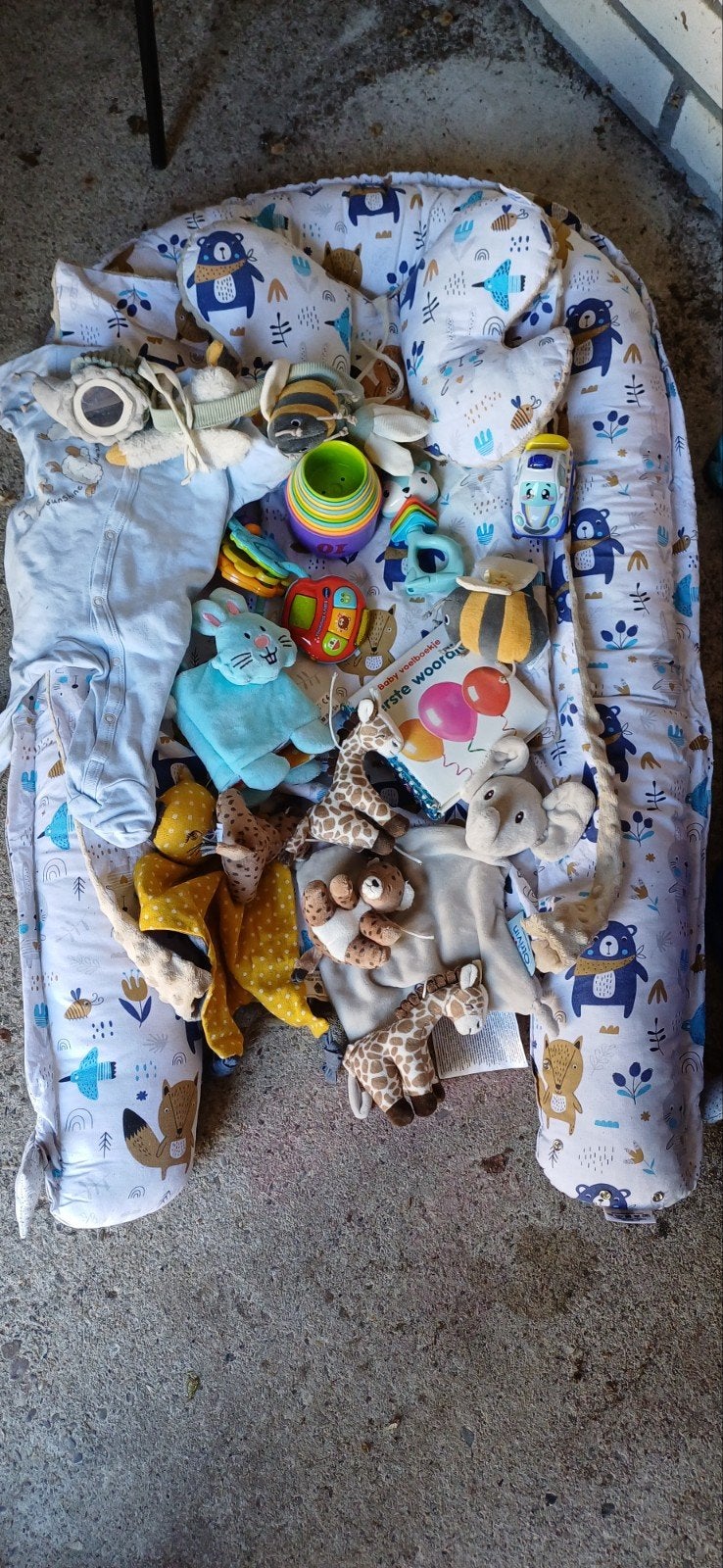 Moet weg set baby speelgoed en speelkleed, Kinderen en Baby's, Speelgoed | Babyspeelgoed, Gebruikt, Speelkleed, Ophalen