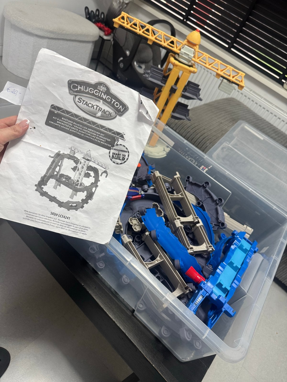 Chuggington StackTrack Bouwplaats Avontuur Set met Treinen, Kinderen en Baby's, Speelgoed | Overig, Ophalen of Verzenden, Zo goed als nieuw