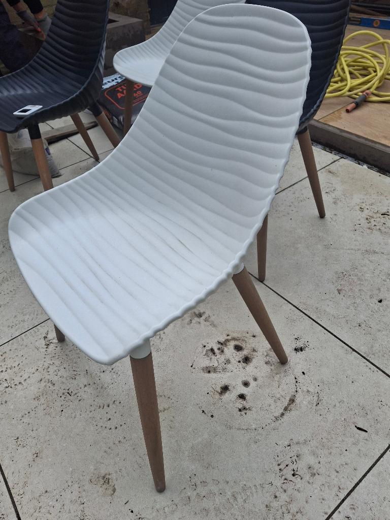 Mooie tuin/kuipstoelen, Ophalen, Zo goed als nieuw, Kunststof