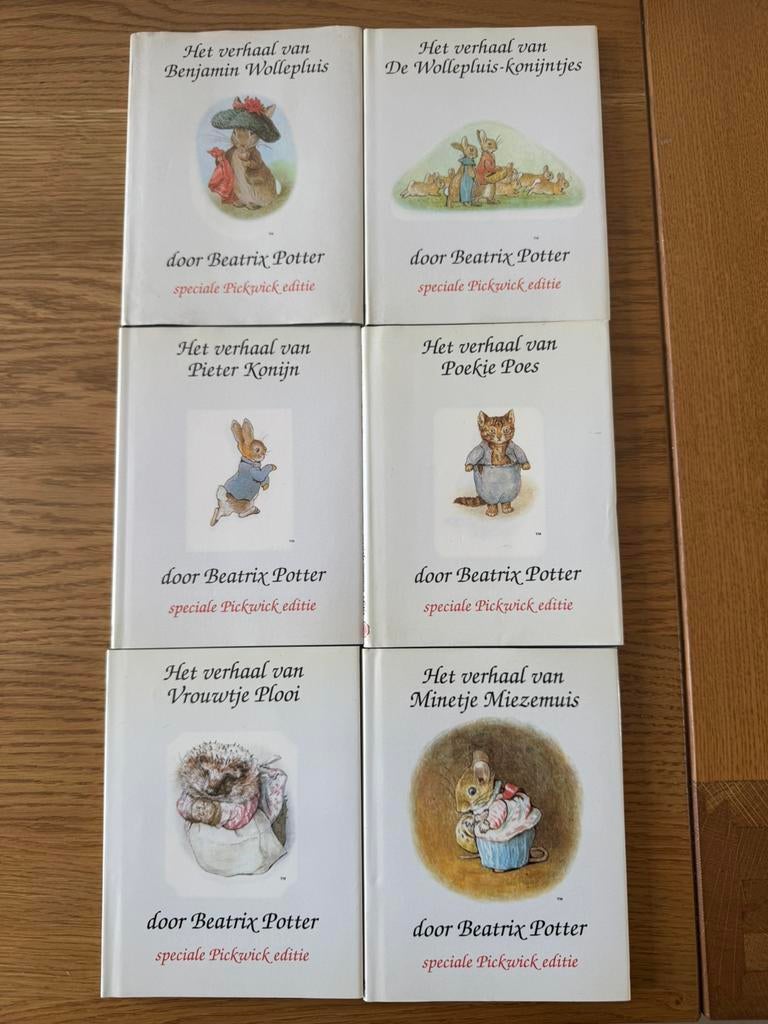Prachtige set Beatrix Potter boekjes (Pickwick editie), Verzenden, Zo goed als nieuw