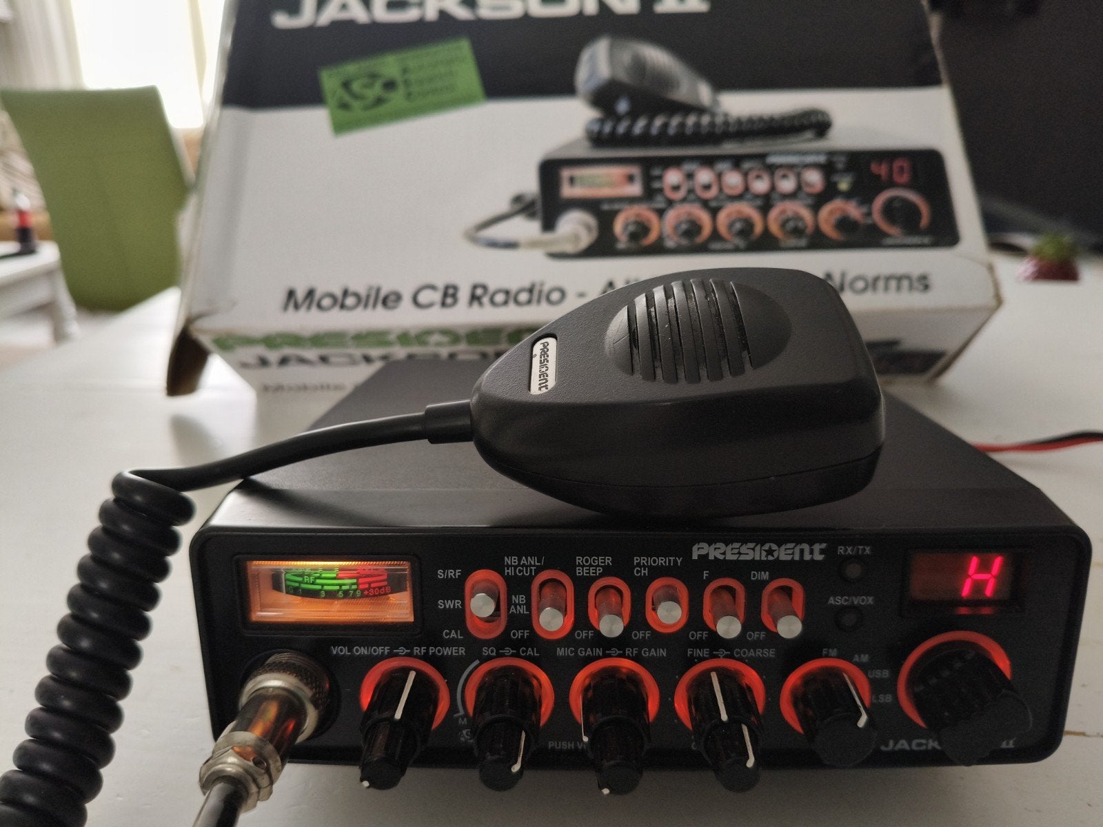 President Jackson II CB Radio  27 mhz DEFECT, Verzenden, Niet werkend, Zender en Ontvanger