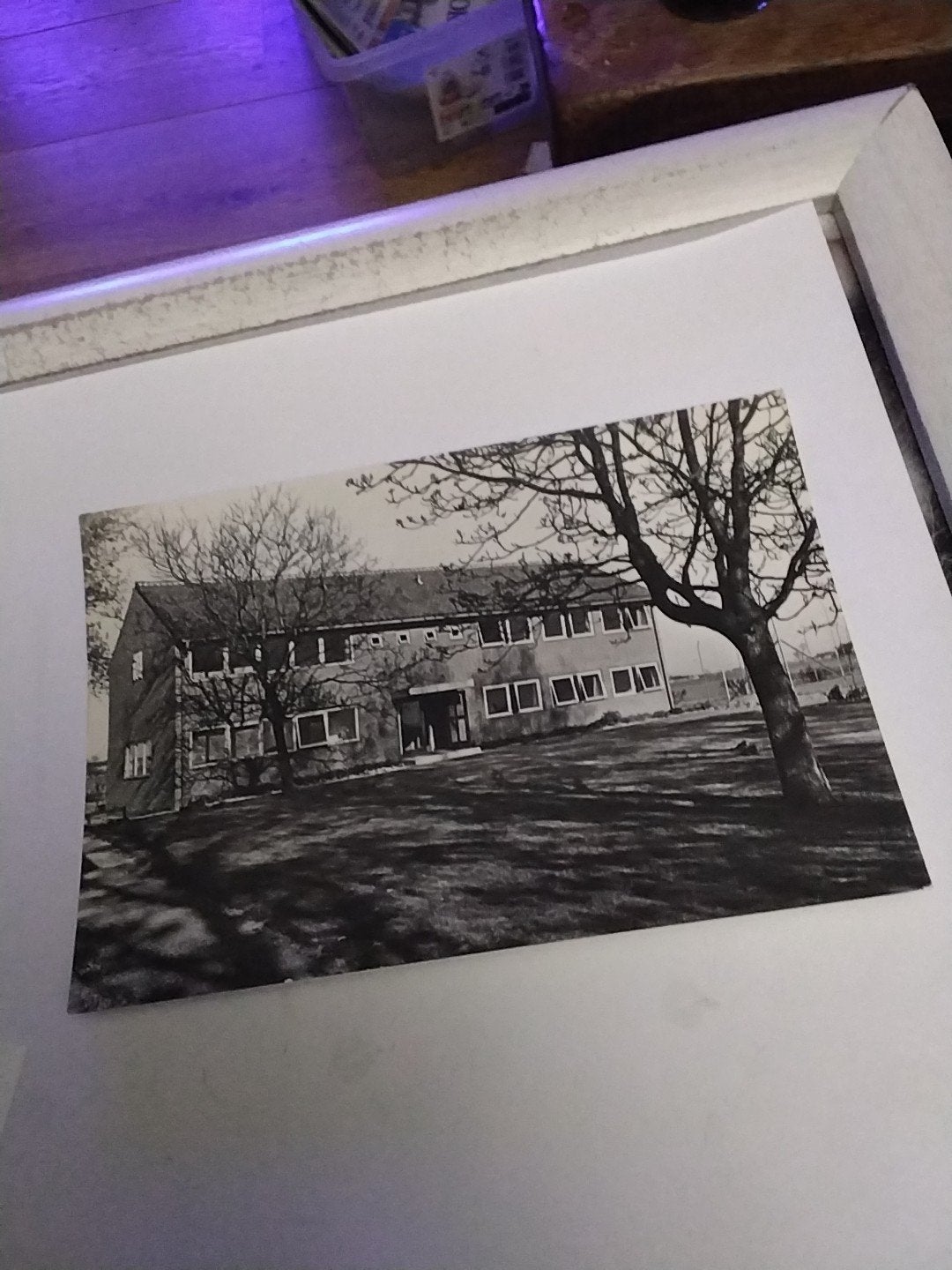 Oude foto Volkshogeschool 't Oldörp, Uithuizen, Ophalen of Verzenden