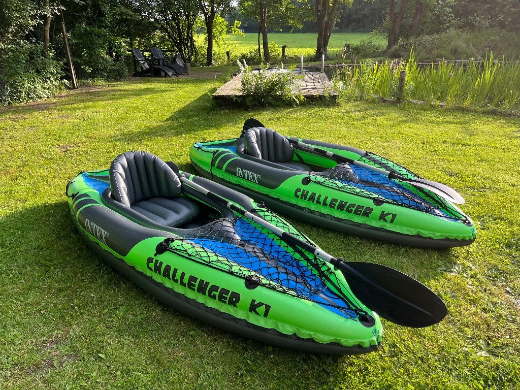 Intex Challenger K1 opblaasbare Kayaks, Watersport en Boten, Kajaks, Ophalen, Opblaasbaar, Gebruikt, 1-persoons