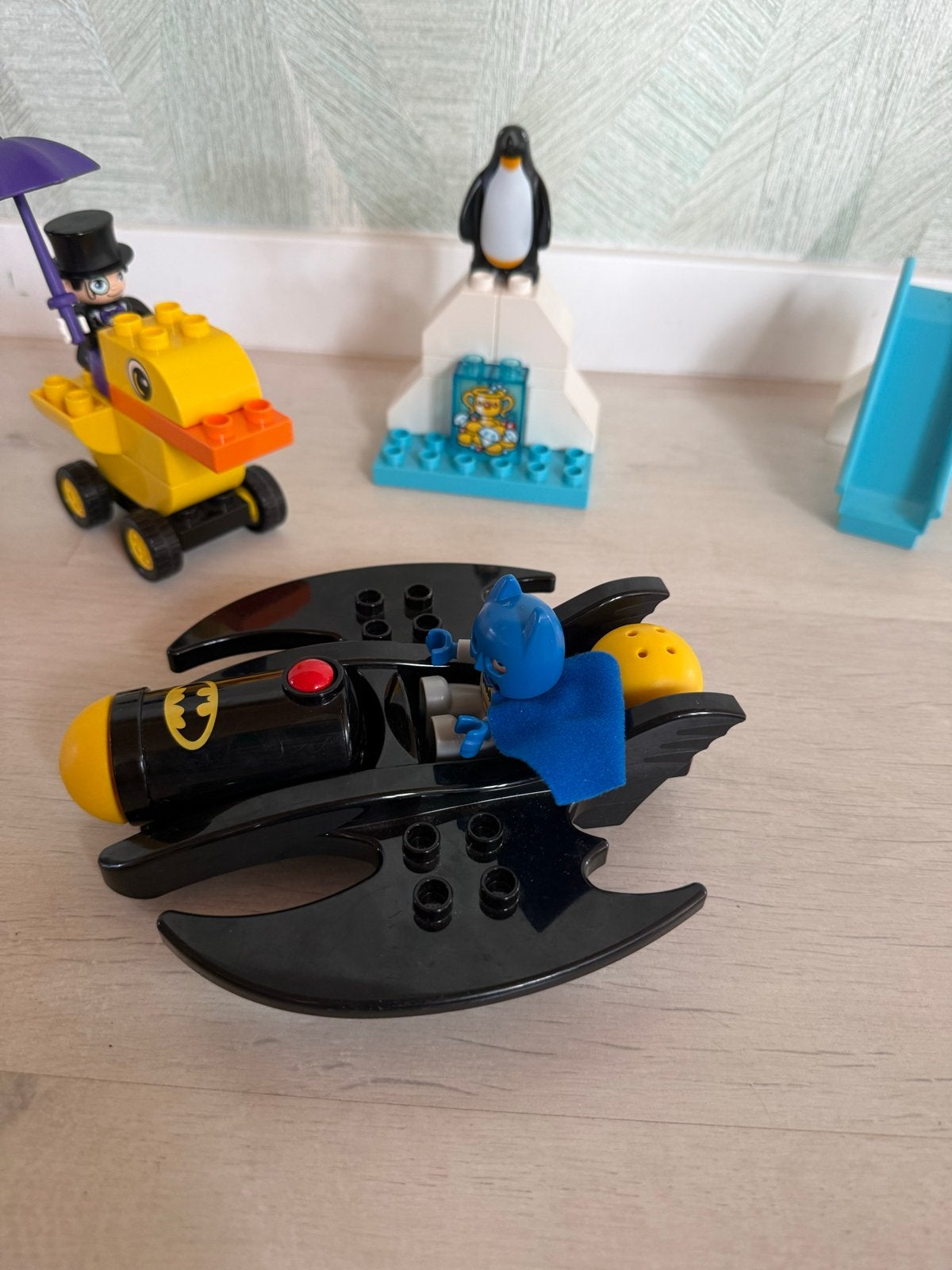 Lego Duplo Batman en Pinguïn set 10893 compleet, Ophalen of Verzenden, Gebruikt, Overige merken