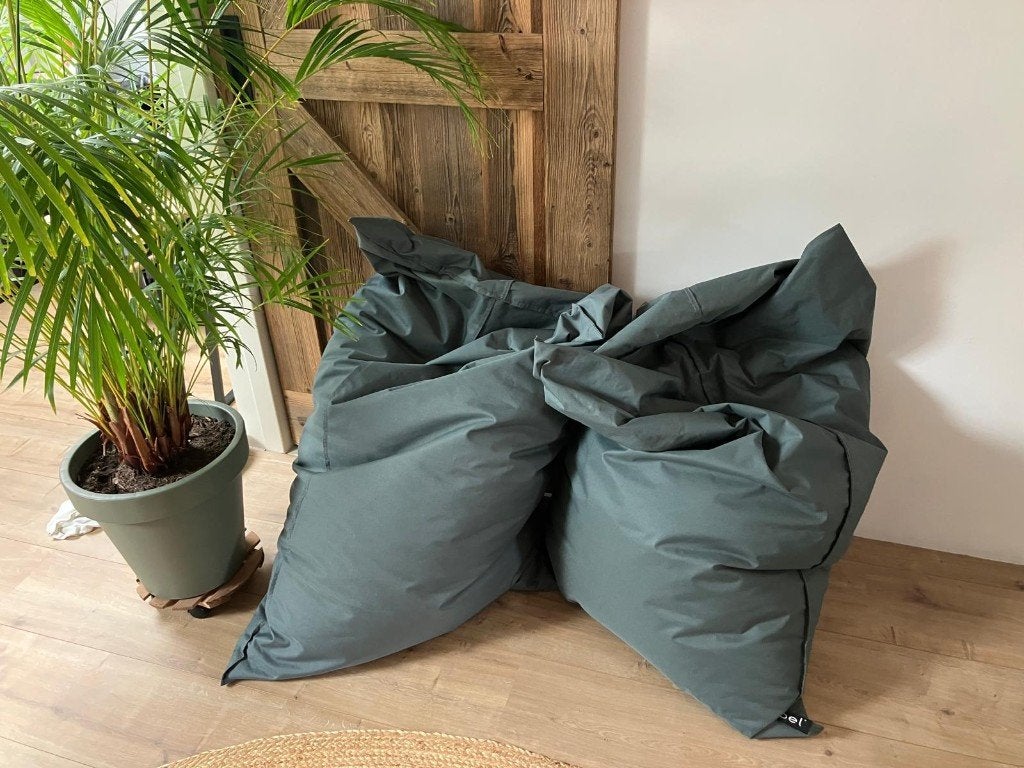 Zitzak, Huis en Inrichting, Ophalen, Zo goed als nieuw, Groen, Zitzak