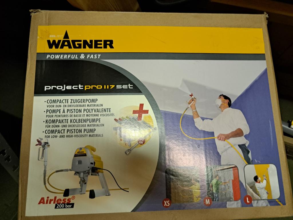 Wagner airless verfspuit, Ophalen, Gebruikt, Verfspuit of Verfpomp