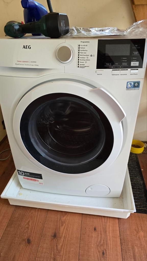 AEG 7000 Series was-droogcombinatie | zeer nette staat | wei, Witgoed en Apparatuur, Ophalen, 1200 tot 1600 toeren, Zo goed als nieuw