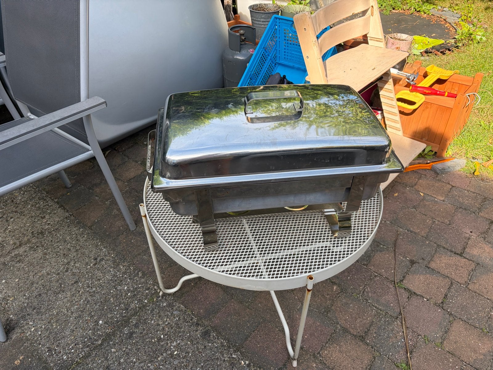 Chafing Dish RVS - Warmhoudbak voor Buffet, Ophalen, Gebruikt