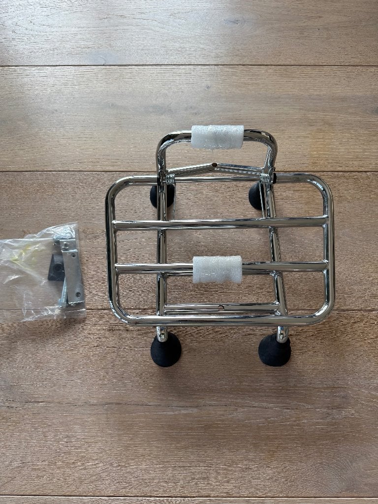 Vespa Bagagedrager/Voorklapdrager Chroom =NIEUW=, Ophalen, Nieuw, Overige typen, Vespa