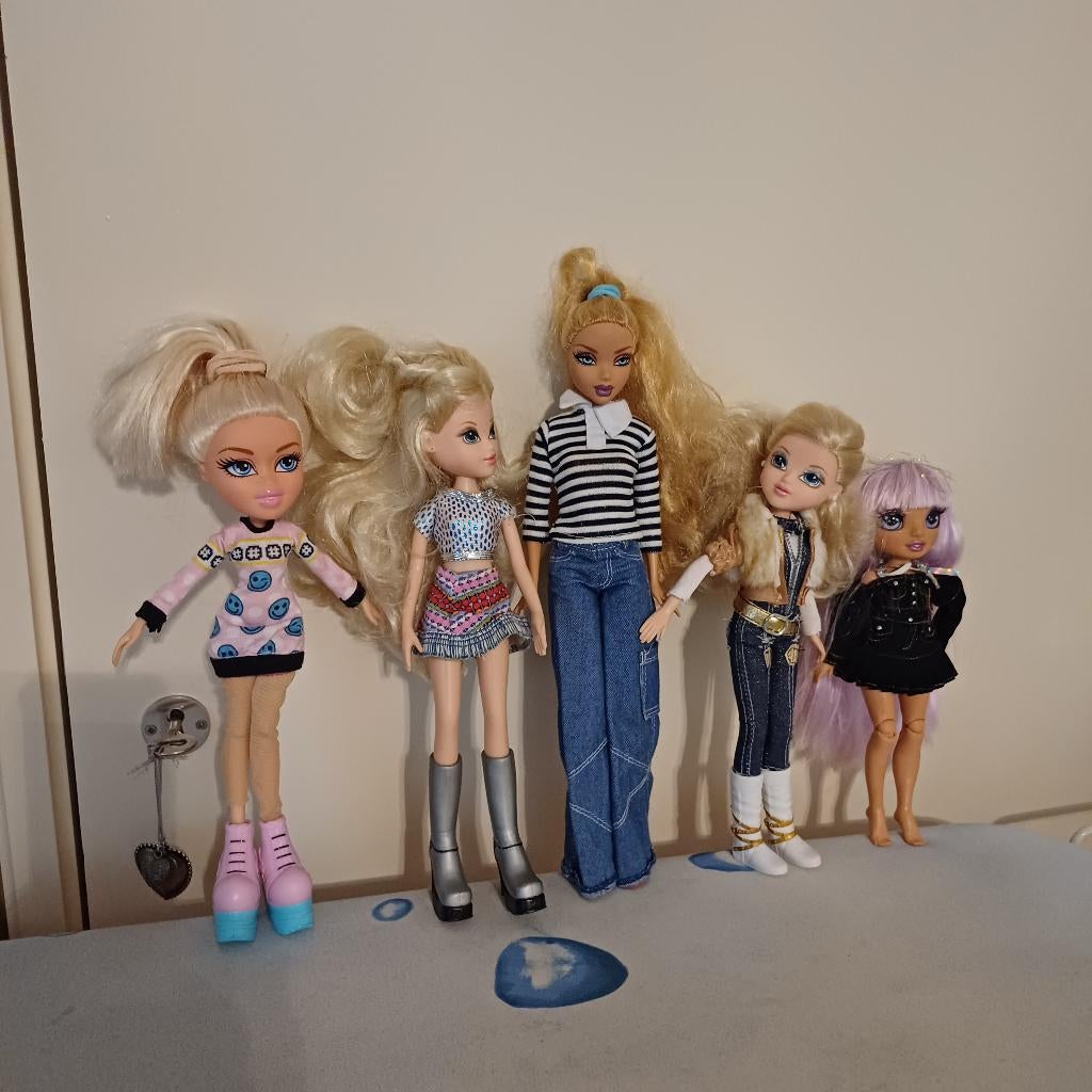 Mattel Poppen, 5 stuks, Ophalen of Verzenden, Zo goed als nieuw, Pop