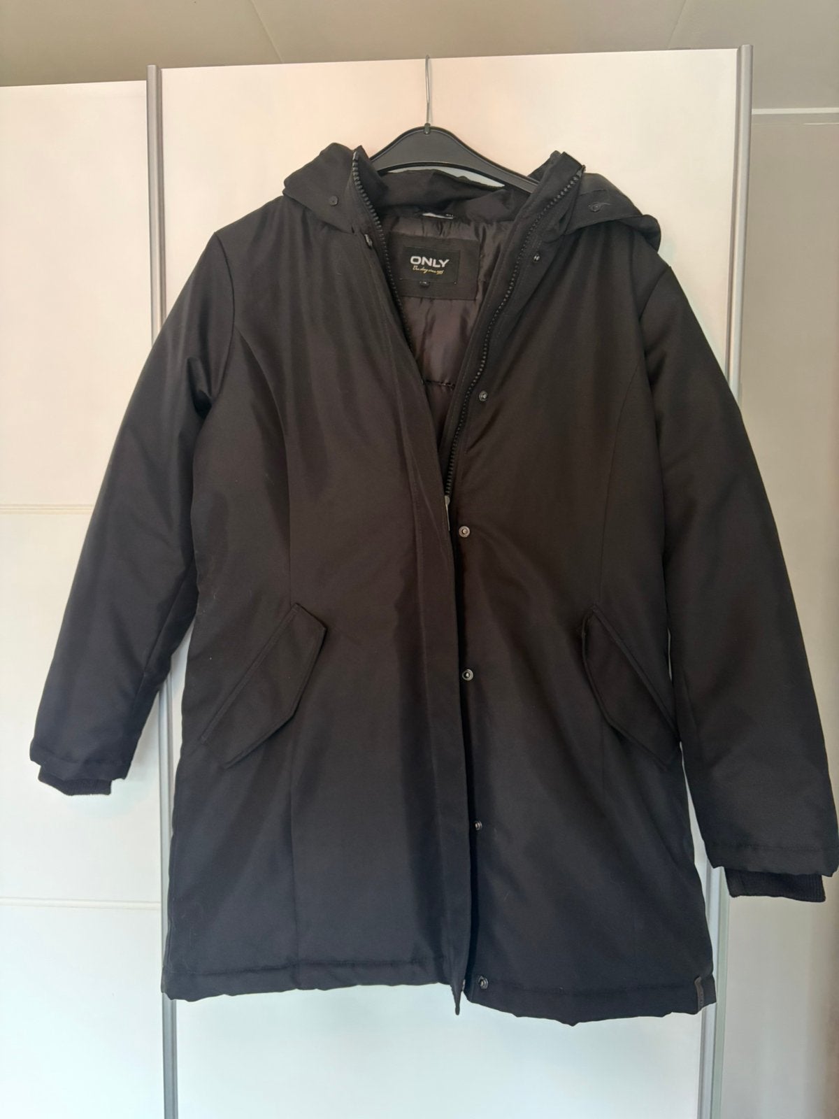 Only winterjas maat xl, Ophalen of Verzenden, Zo goed als nieuw, Zwart
