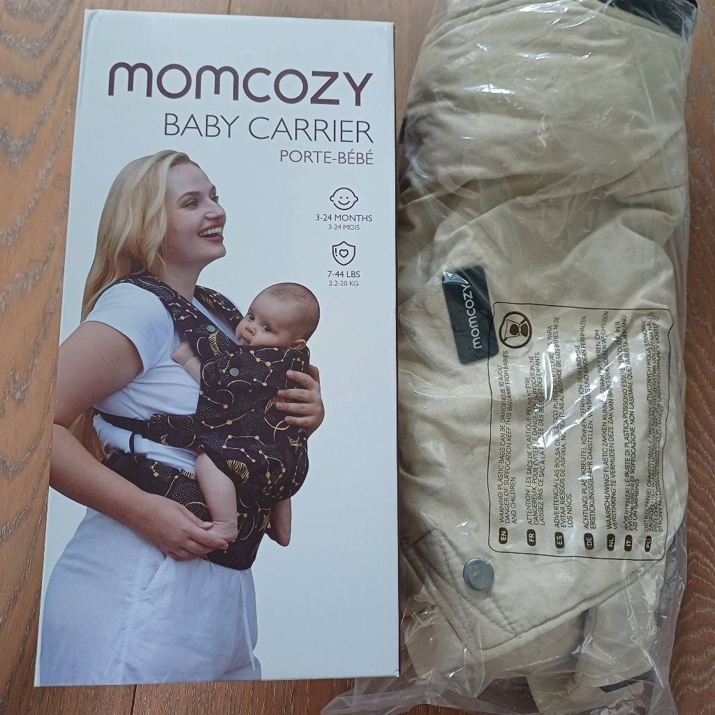 Baby draagzaak Momcozy nieuw in doos, Nieuw, Buik, Draagzak, Ophalen