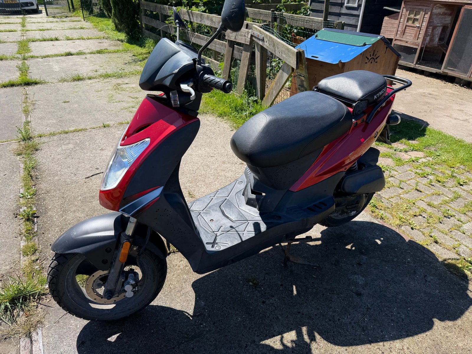 Kymco Agility 50 Scooter - Rood, Goed Onderhouden, Ophalen, Gebruikt, Maximaal 45 km/u, Benzine