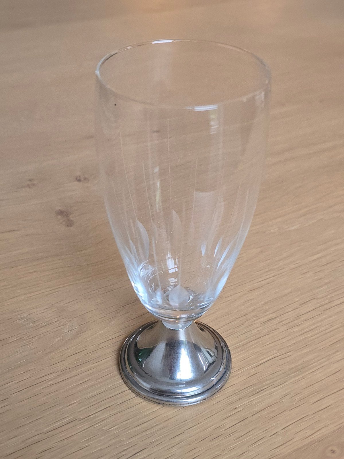 Antiek Art Deco kristallen glas by Schonenborg Utrecht €15, Ophalen of Verzenden