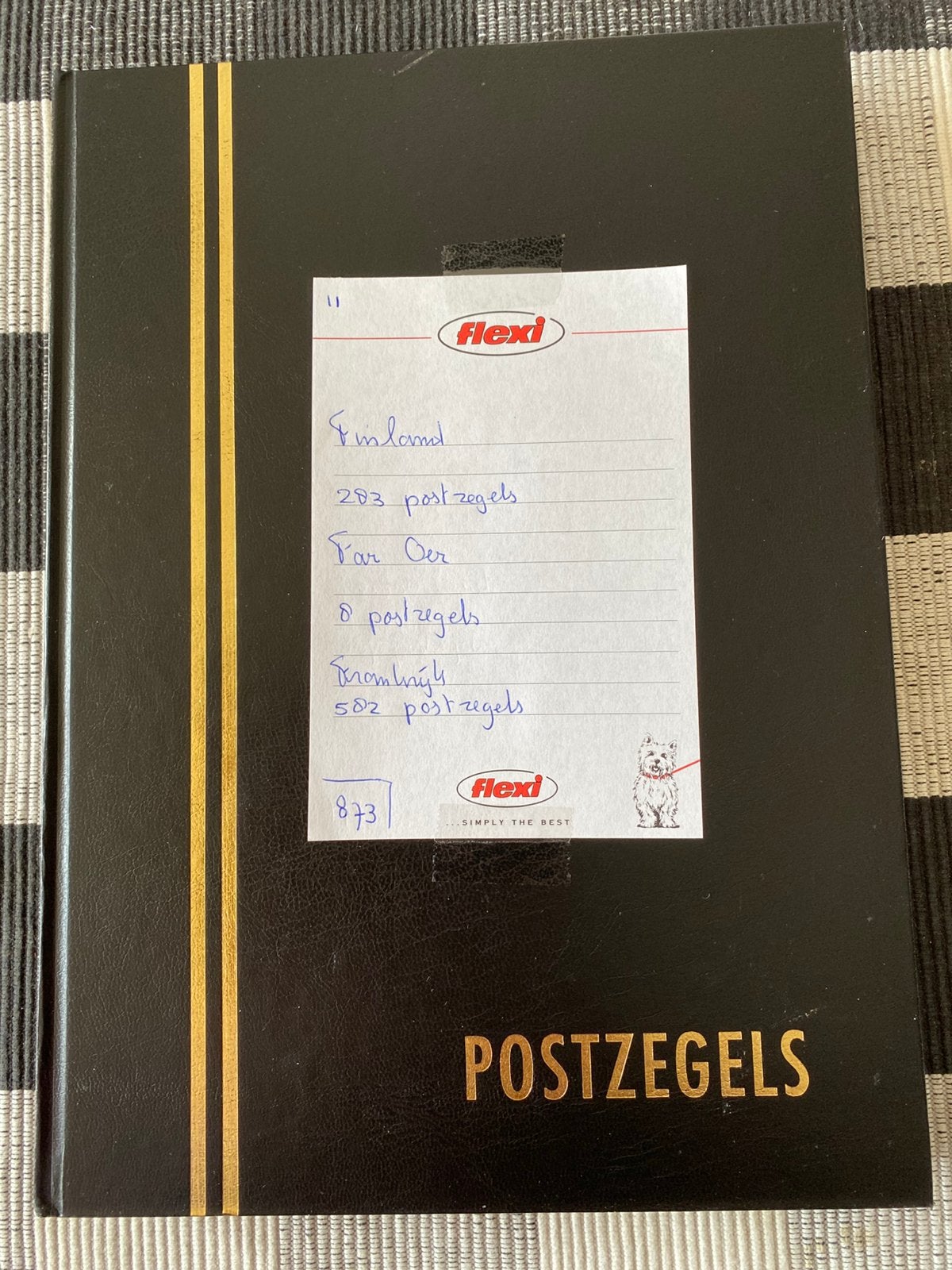 Postzegel album (finland, far oer, frankrijk, Ophalen of Verzenden, Gestempeld