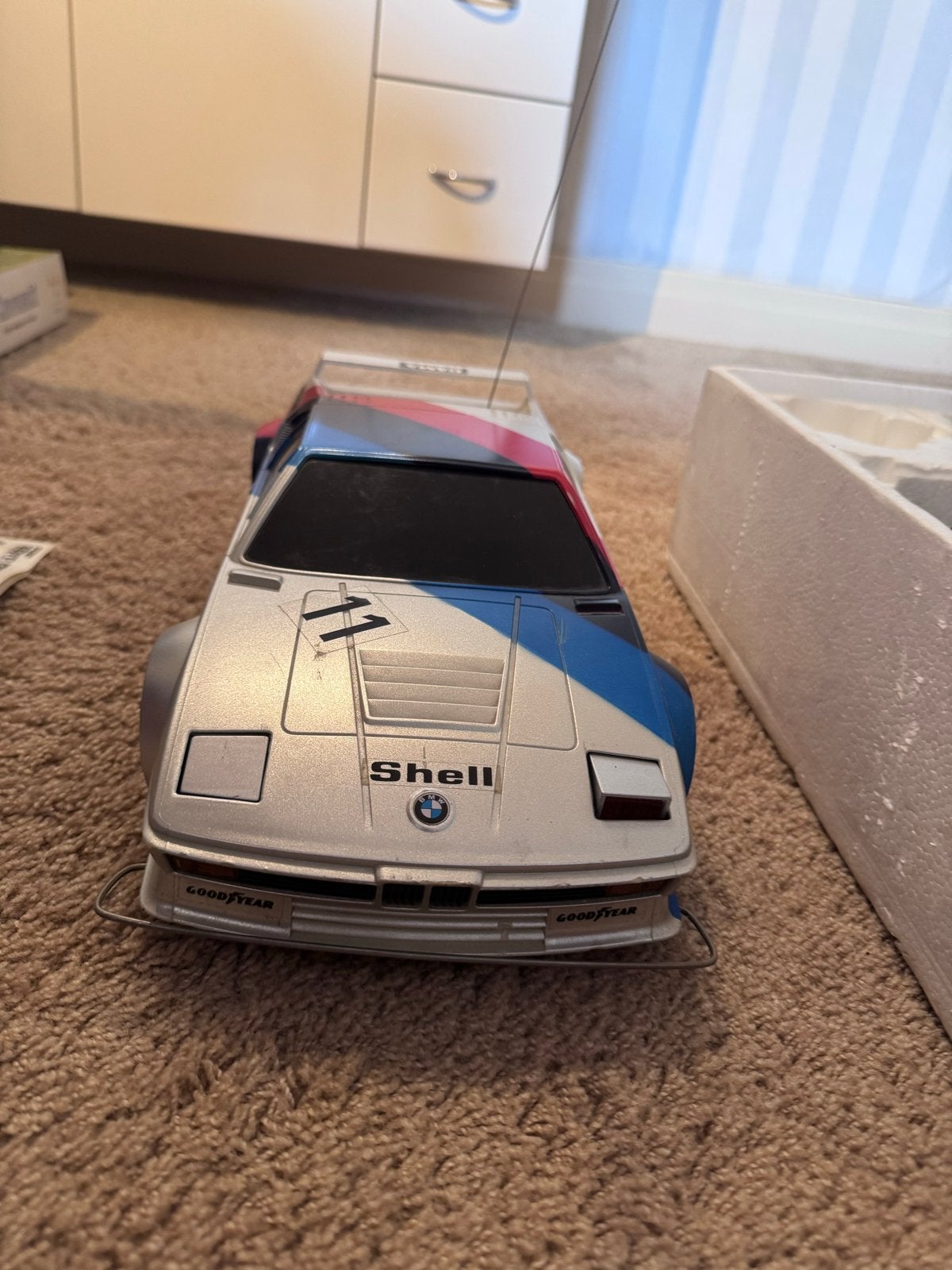 GAMA Tronic BMW M1 G-4 RC Auto - Vintage Model 1:11, Overige merken, Gebruikt, Auto, Groter dan 1:32