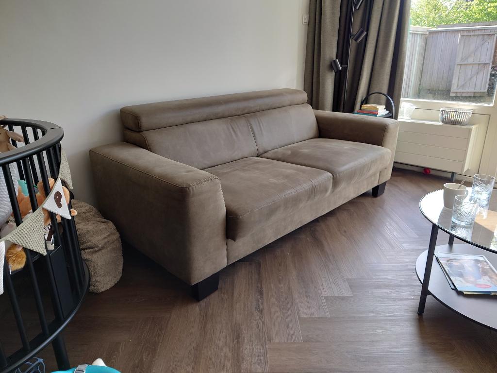 Bank, Ophalen, Driepersoons, 75 tot 100 cm, Zo goed als nieuw