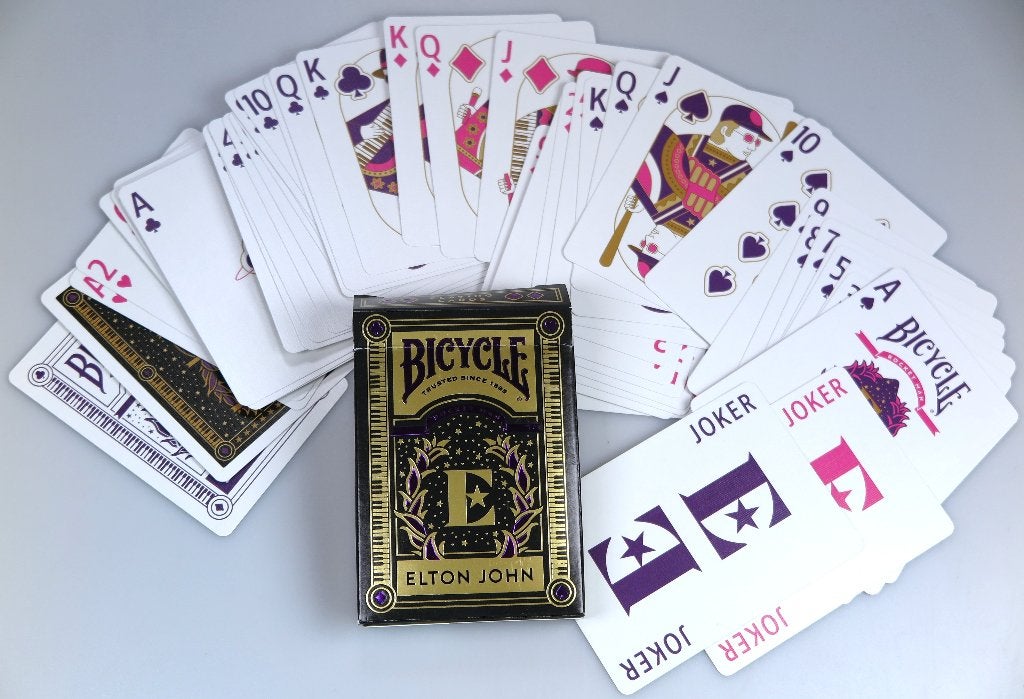 Elton John Speelkaarten / Poker - Nieuwstaat / ongebruikt, Ophalen of Verzenden, Zo goed als nieuw, Gebruiksvoorwerp