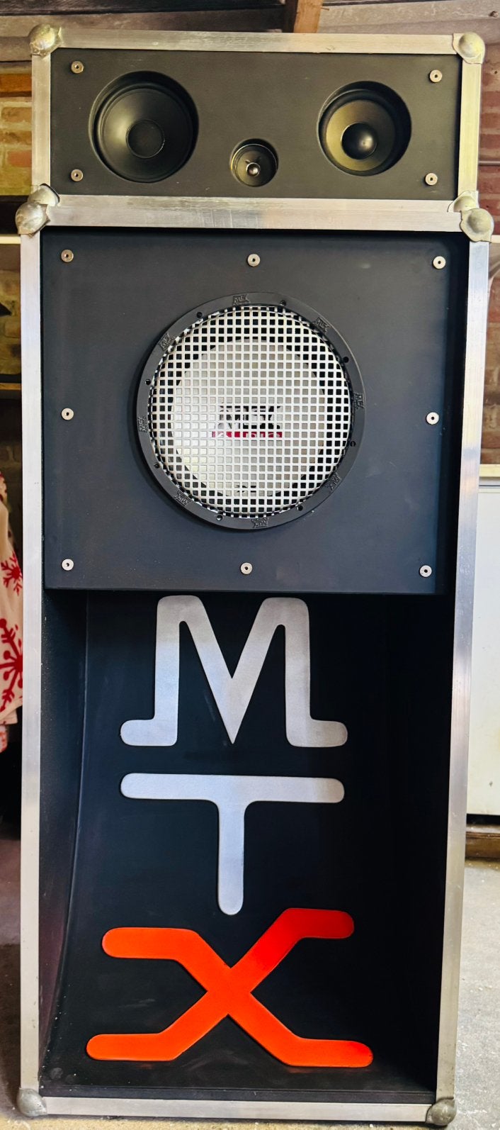 Te Koop: mooie speakers voor Drive-in show, set van twee, Ophalen, Zo goed als nieuw, Overige merken