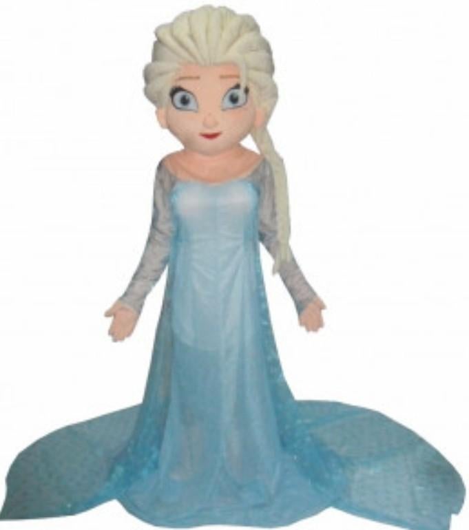Elsa (Frozen) mascotte, Ophalen, Nieuw, Meisje