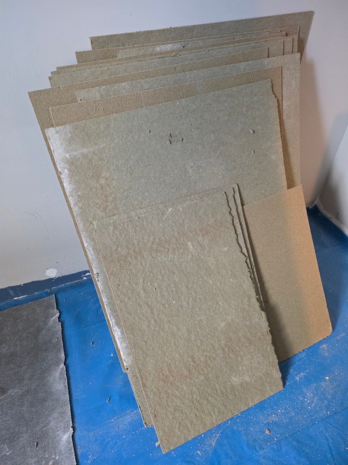 Ondervloerplaten voor laminaat - ca. 7m², Doe-het-zelf en Verbouw, Ophalen, Gebruikt, 5 tot 10 m², Overige typen