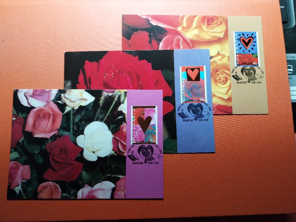 Bloemen rozen valentijn postzegels, Verzenden, Postfris, Overige thema's