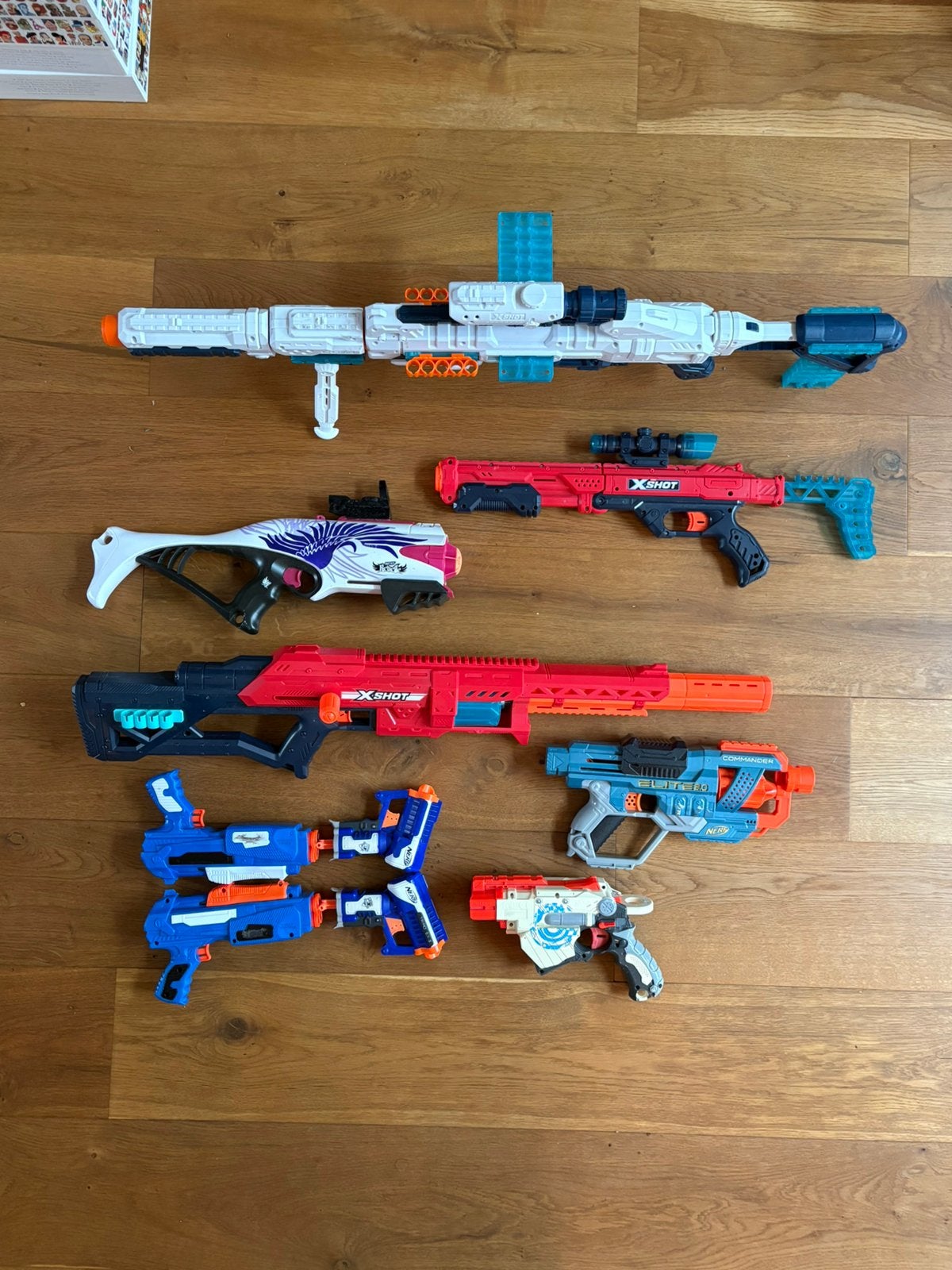 Nerf & X-shot collectie met pijlen & accessories, Ophalen of Verzenden, Zo goed als nieuw