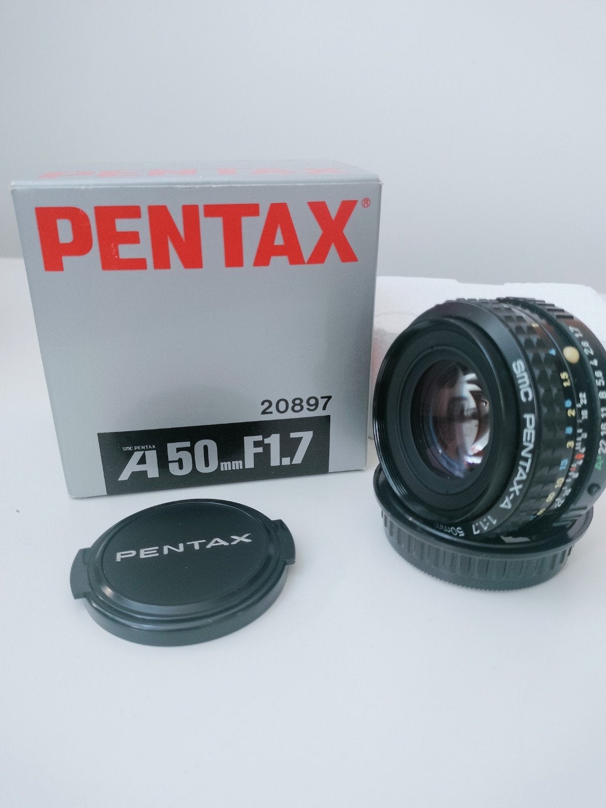 Pentax-A 50mm 1.7 Pentax A, Zo goed als nieuw, Standaardlens, Pentax K-mount, Pentax