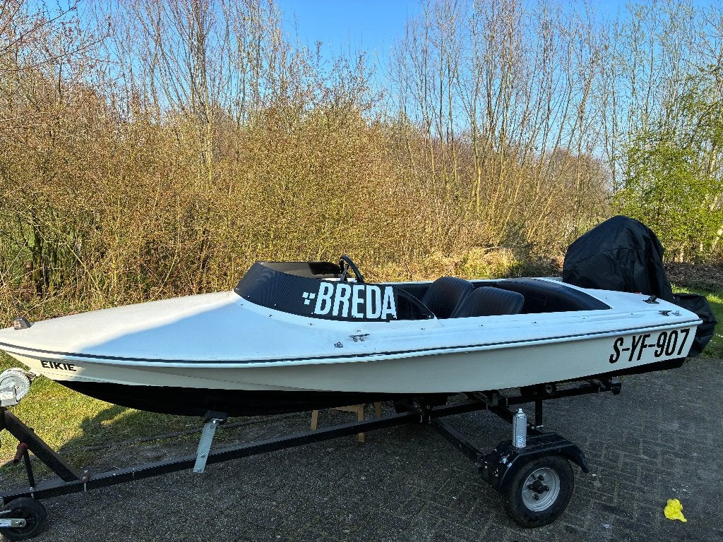 Sportieve Speedboot Compleet met 2 Yamaha Motoren + Trailer, Overige merken, Gebruikt, 4 m, Buitenboordmotor